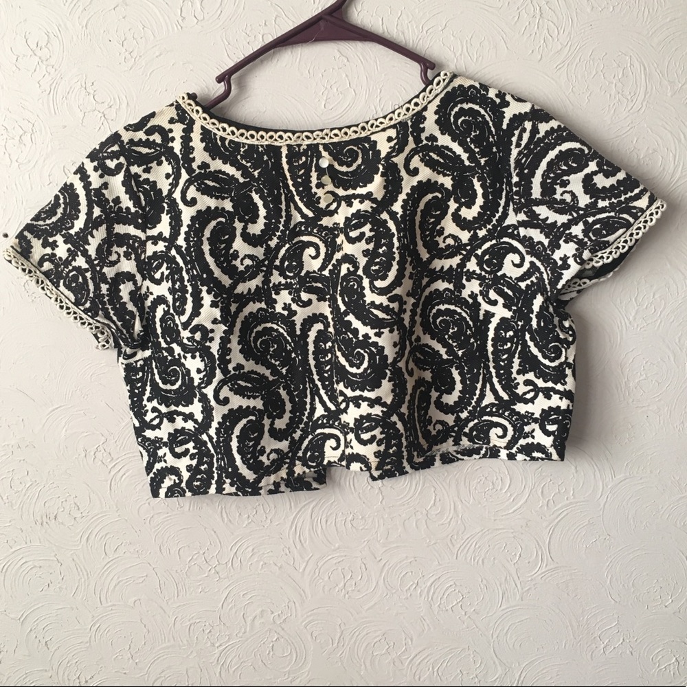 vintage crop top